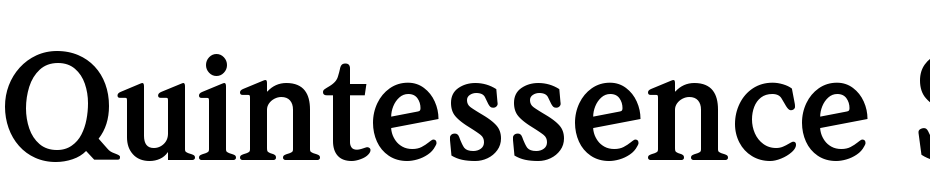 Quintessence SSi Bold Font Download Free