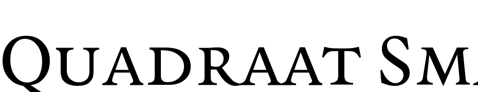 Quadraat Small Caps Font Download Free