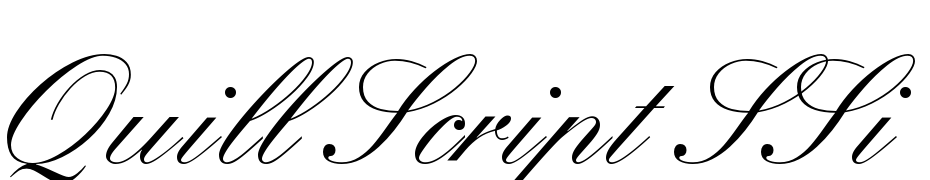 Quill Script SSi Font Download Free