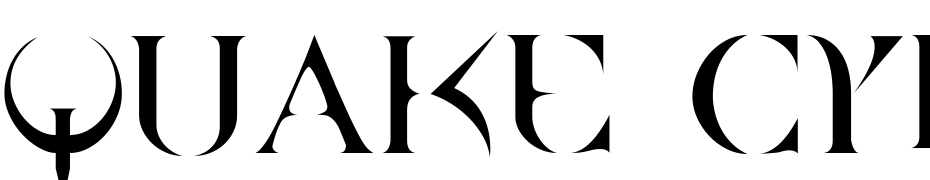 Quake Cyr Font Download Free