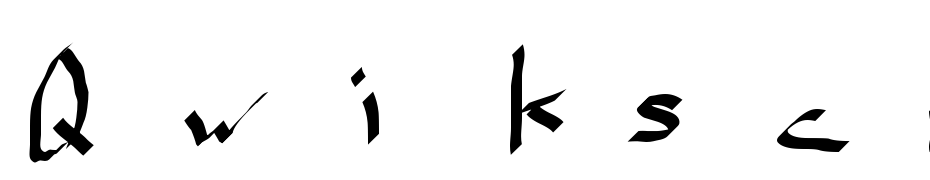 Qwikscribble Normal Font Download Free