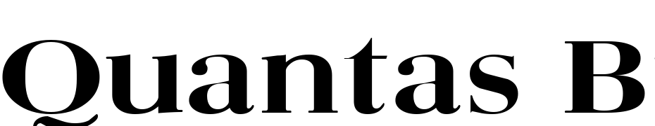 Quantas Broad Extrabold Regular Font Download Free