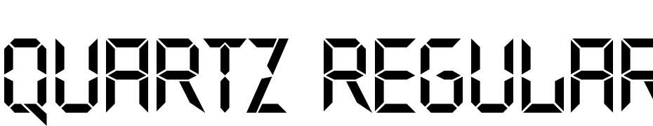 Quartz Regular Font Download Free