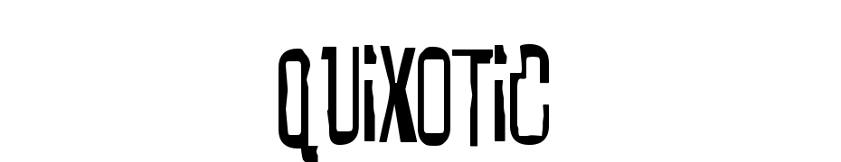 Quixotic Font Download Free