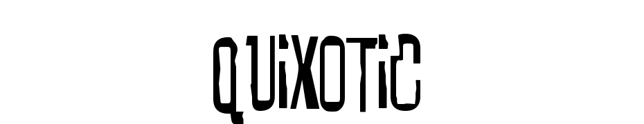 Quixotic Scarica Caratteri Gratis