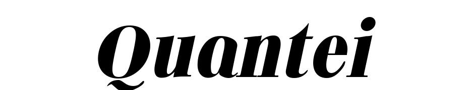 Quantas Extrabold Italic Yazı tipi ücretsiz indir