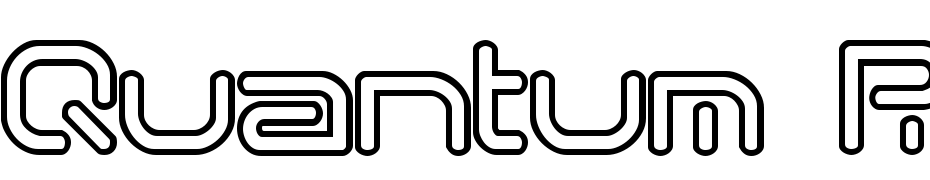 Quantum Round Hollow (BRK) Font Download Free