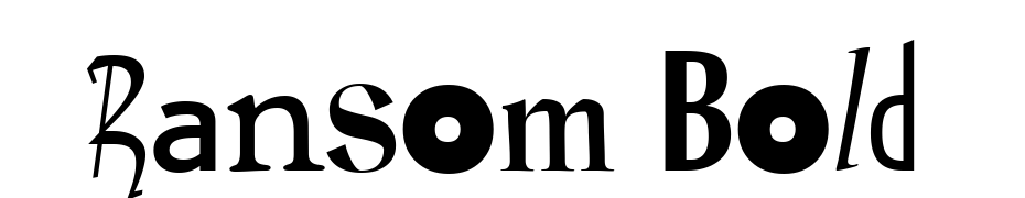 Ransom Bold Font Download Free