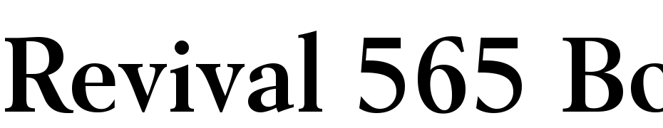 Revival 565 Bold BT Font Download Free