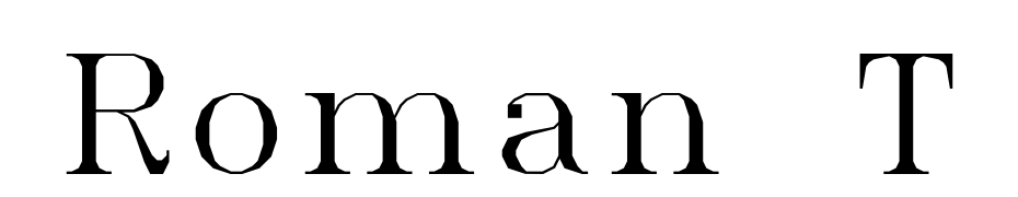 Roman T Font Download Free