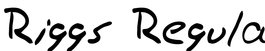 Riggs Regular Font Download Free