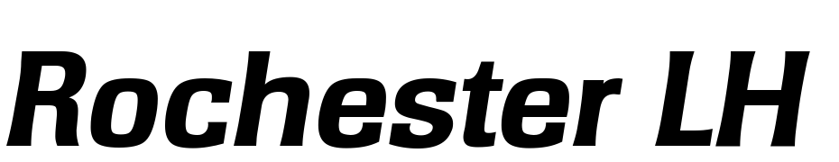 Rochester LH Bold Italic Font Download Free
