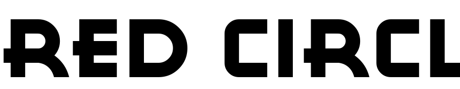 Red Circle Font Download Free