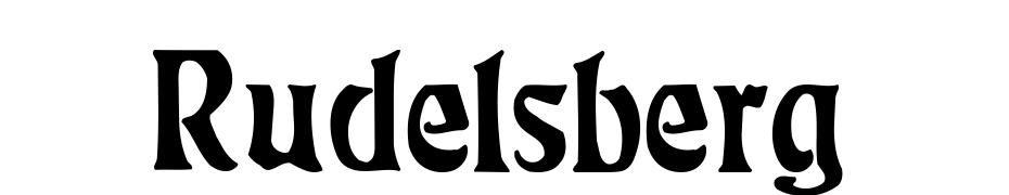 Rudelsberg Font Download Free