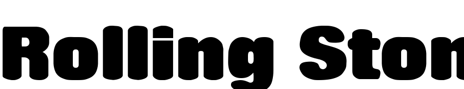 Rolling Stone Regular Scarica Caratteri Gratis