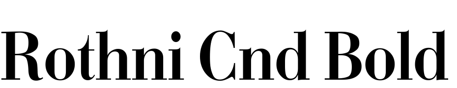 Rothni Cnd Bold Font Download Free