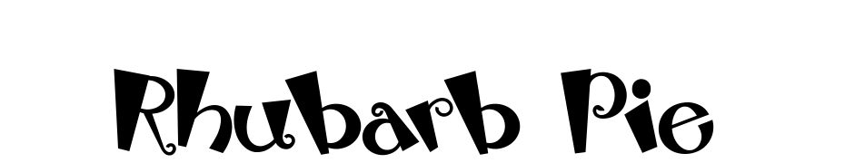 Rhubarb Pie Font Download Free