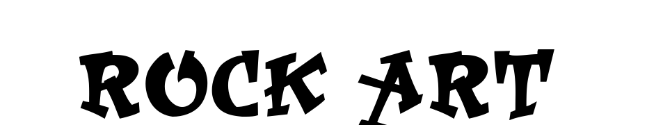 Rock Art Font Download Free