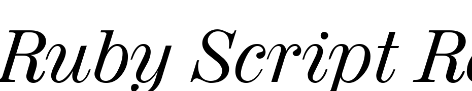 Ruby Script Regular Font Download Free