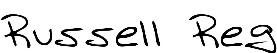 Russell Regular Font Download Free