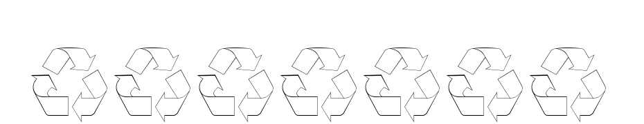 Recycle Font Download Free