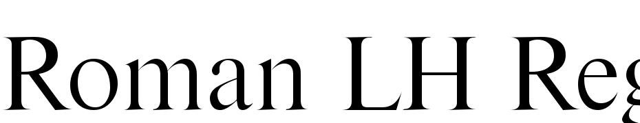 Roman LH Regular Font Download Free