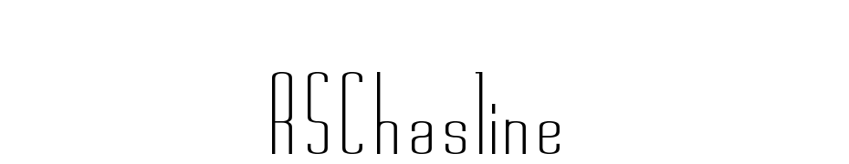 RSChasline Font Download Free