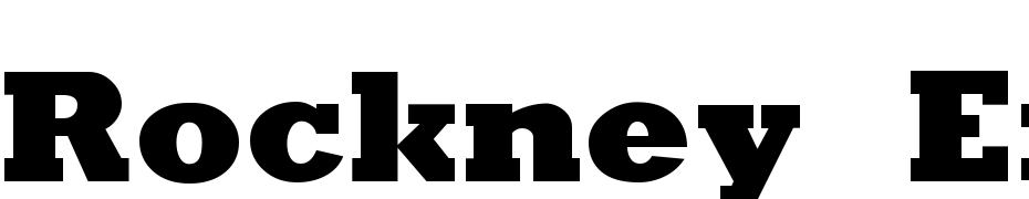Rockney Extrabold Regular Font Download Free