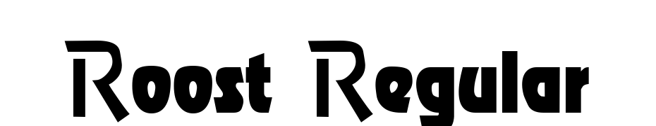 Roost Regular Font Download Free