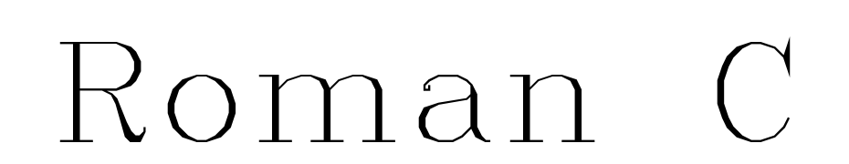 Roman C Font Download Free