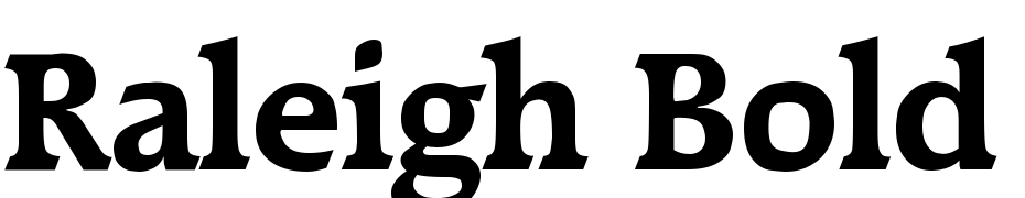Raleigh Bold Font Download Free