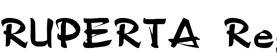 RUPERTA Regular Font Download Free