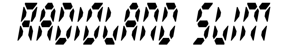 Radioland Slim Font Download Free