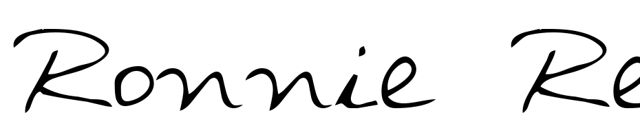 Ronnie Regular Font Download Free