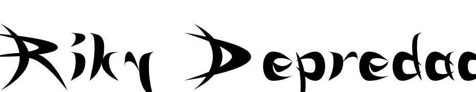 Riky Depredador Normal Font Download Free