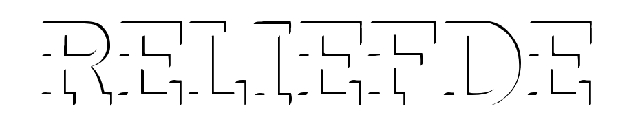 Relief Deco Font Download Free