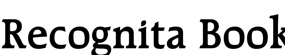 Recognita Book SSi Semi Bold Font Download Free