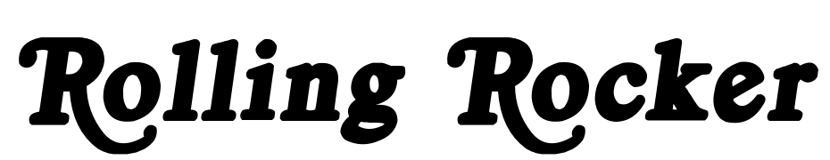 Rolling Rocker Font Download Free