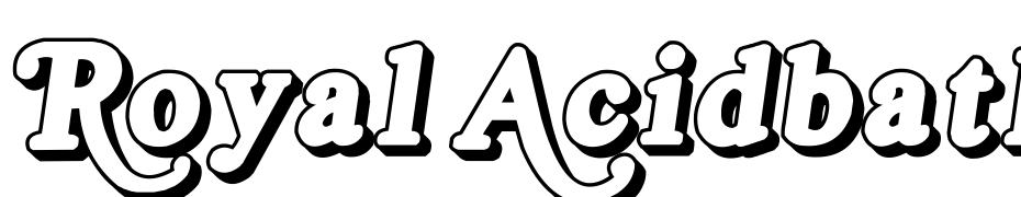 Royal Acidbath Font Download Free