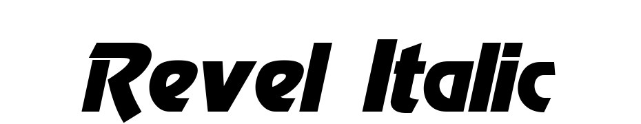 Revel Italic cкачати шрифт безкоштовно