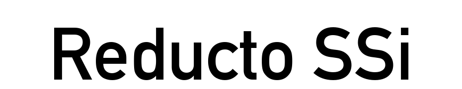 Reducto SSi Font Download Free