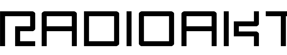 Radioaktivitet Font Download Free