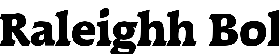 Raleigh H Bold Font Download Free