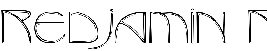 Redjamin Regular Font Download Free