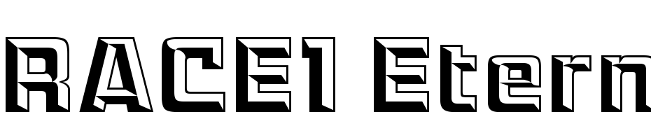 RACE1 Eternals Chiseled Normal Font Download Free