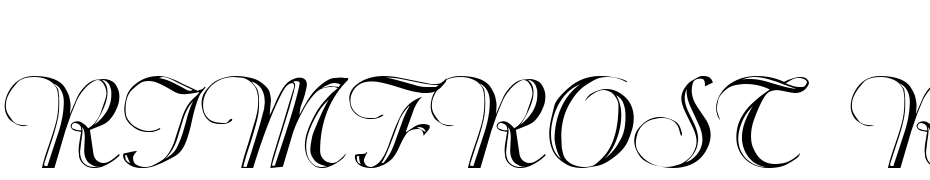 RIMFROST Regular Font Download Free