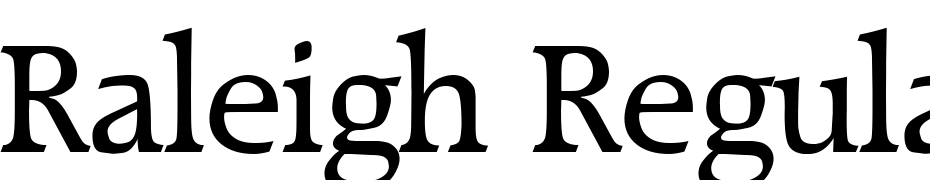 Raleigh Regular Font Download Free