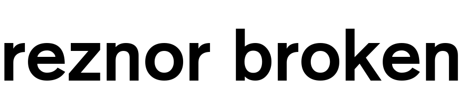 Reznor Broken Font Download Free