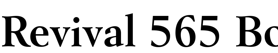 Revival 565 Bold BT Font Download Free