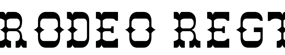 Rodeo Regular Font Download Free